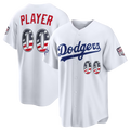 Silnrao Custom LA.Dodgers 2026 All-Star Edition Stars & Stripes White Stadium Jerseys