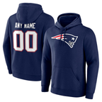 Silnrao Custom NE.Patriots Team Authentic Personalized Name & Number Hoodie Stitched Jerseys