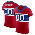 Silnrao Custom NY.Giants Red Alternate Vapor F.U.S.E. Elite  Stitched Jerseys