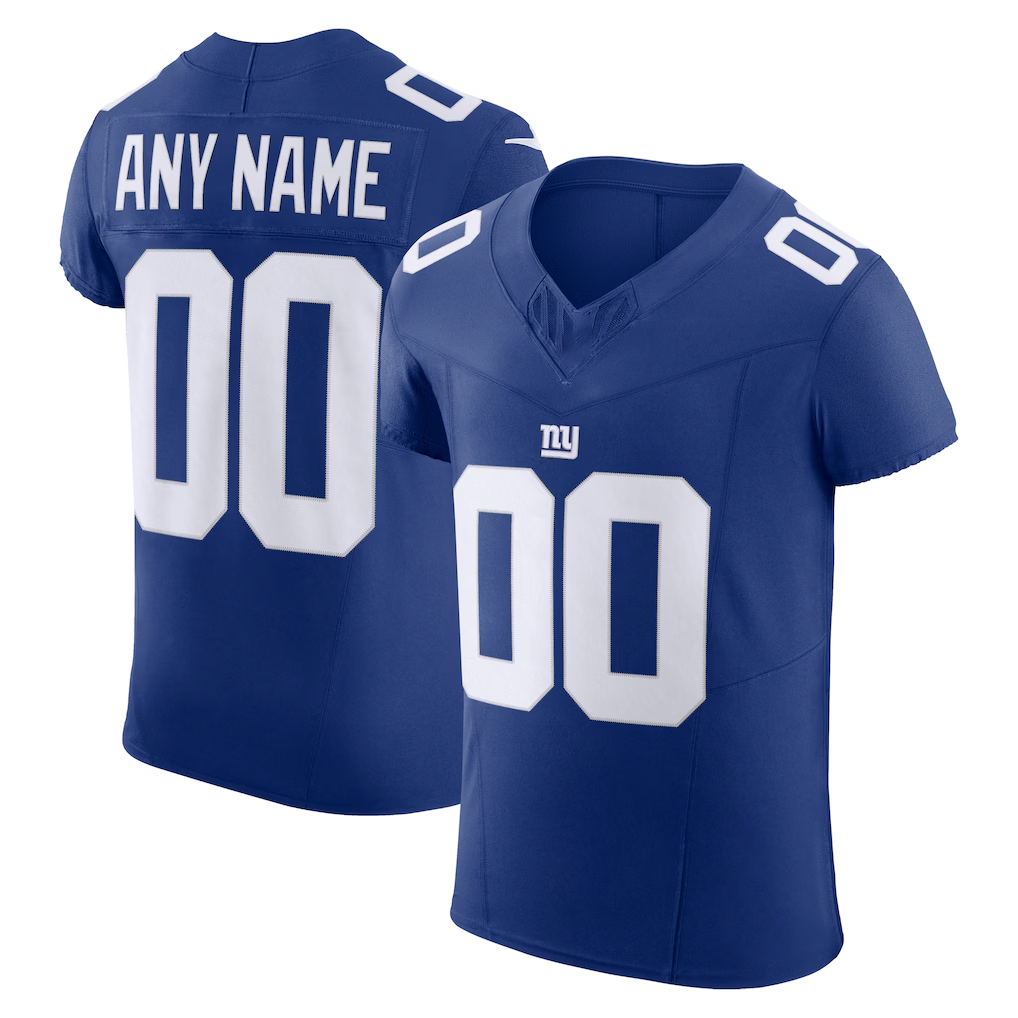 Silnrao Custom NY.Giants Royal Vapor F.U.S.E. Elite Stitched Jerseys