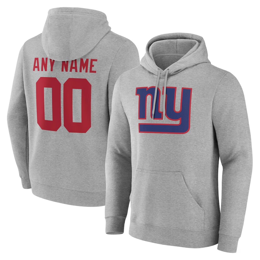 Silnrao Custom NY.Giants Team Authentic Personalized Name & Number Hoodie Stitched Jerseys