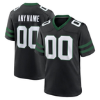 Silnrao Custom NY.Jets Legacy Black Alternate Game Stitched Jerseys
