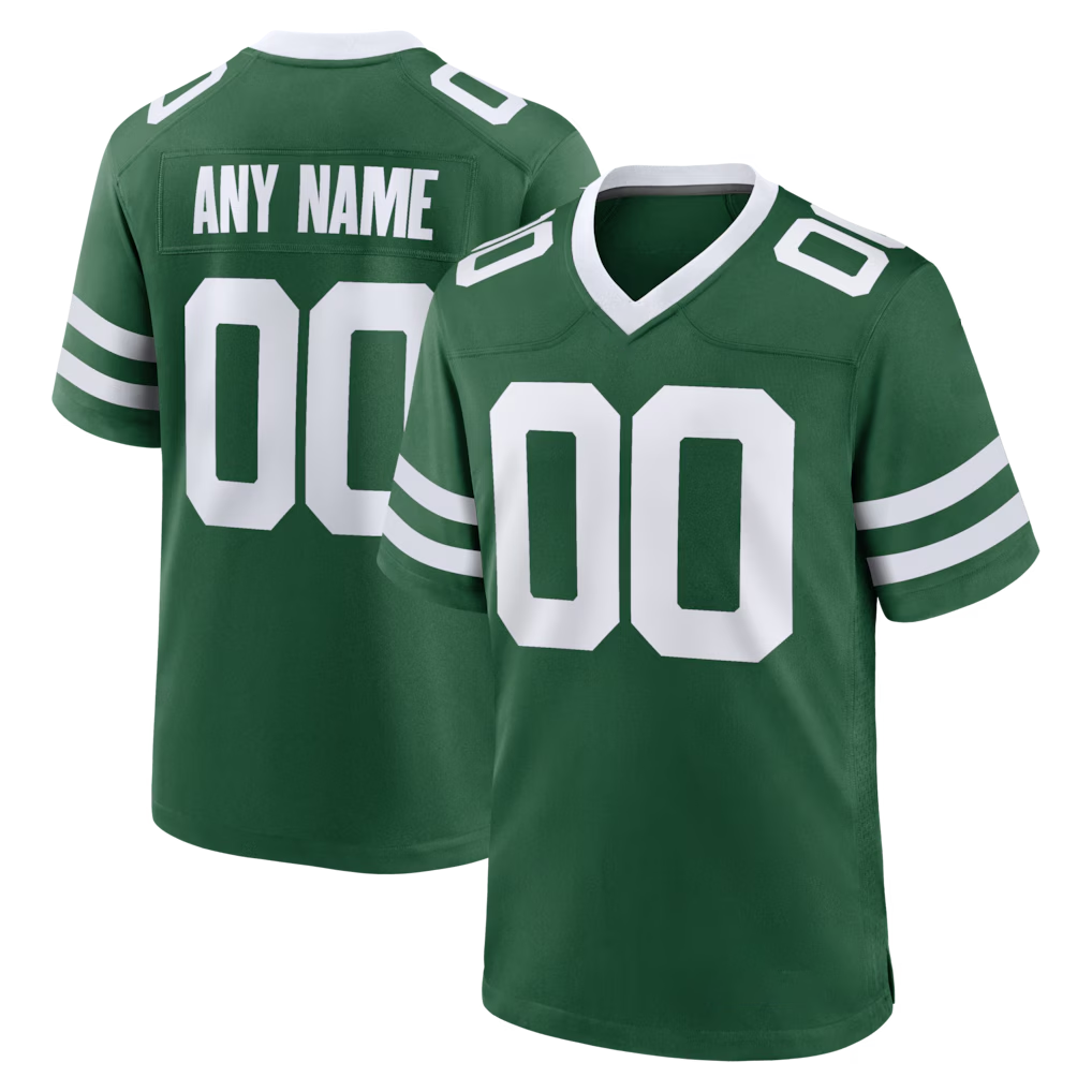 Silnrao Custom NY.Jets Legacy Green Game Stitched Jerseys