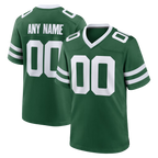 Silnrao Custom NY.Jets Legacy Green Game Stitched Jerseys