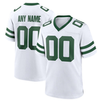 Silnrao Custom NY.Jets Legacy White Alternate Game Stitched Jerseys