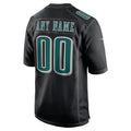 Silnrao Custom P.Eagles Midnight Black Fashion Game Stitched Jerseys