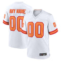 Silnrao Custom TB.Buccaneers 50th Season White Home Game Stitched Jerseys