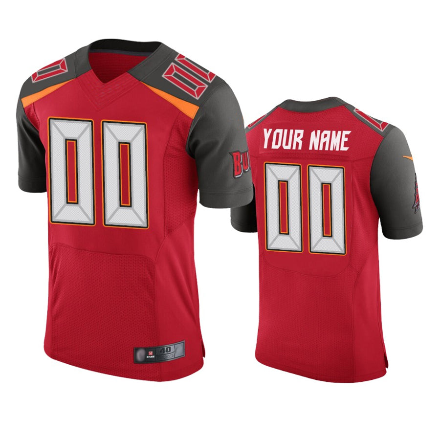 Silnrao Custom TB.Buccaneers Red Game Stitched Jerseys