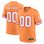 Silnrao Custom TB.Buccaneers Secondary Alternate Throwback Game Stitched Jerseys