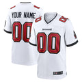 Silnrao Custom TB.Buccaneers White Replica Game Stitched Jerseys