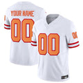 Silnrao Custom TB.Buccaneers White Vapor F.U.S.E. Limited Stitched Jerseys