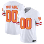 Silnrao Custom TB.Buccaneers White Vapor F.U.S.E. Limited Stitched Jerseys