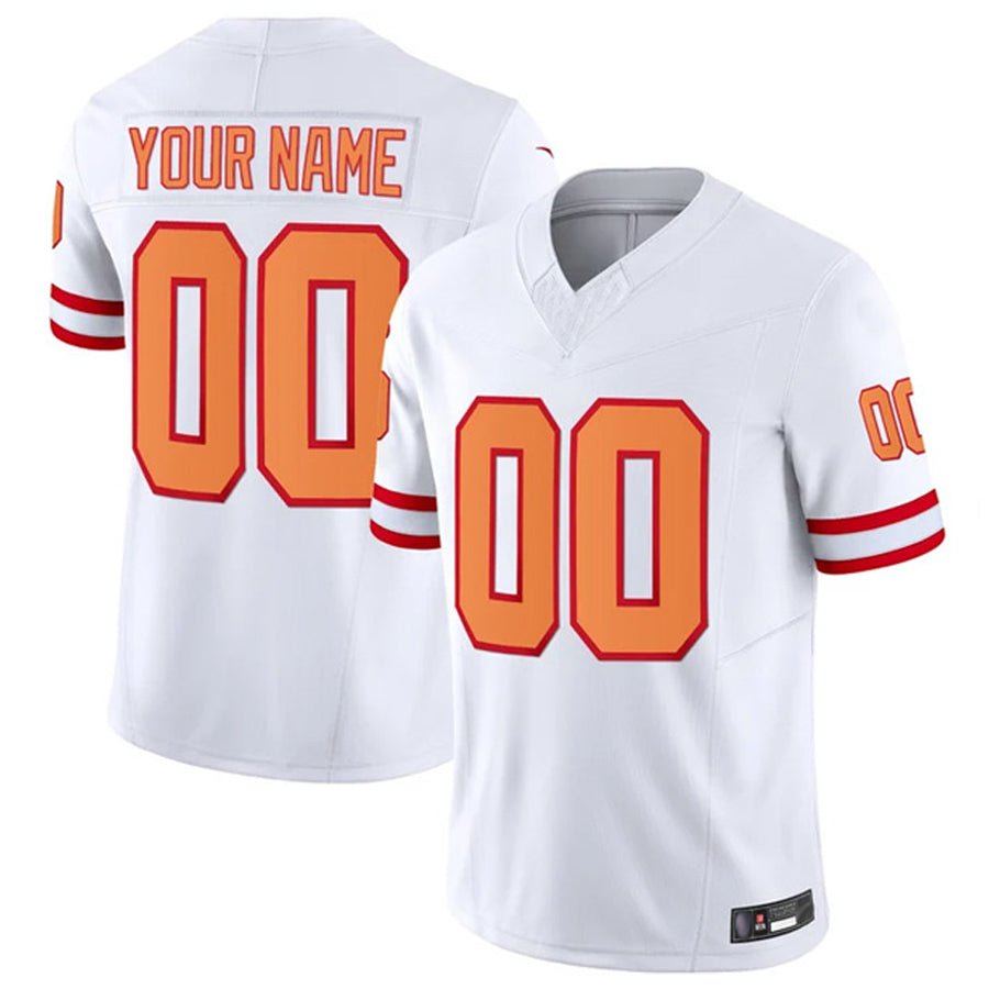 Silnrao Custom TB.Buccaneers White Vapor F.U.S.E. Limited Stitched Jerseys