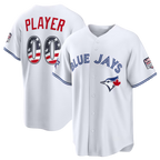 Silnrao Custom TB.Jays 2026 All-Star Edition Stars & Stripes White Stadium Jerseys