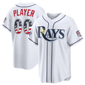Silnrao Custom TB.Rays 2026 All-Star Edition Stars & Stripes White Stadium Jerseys