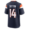 Silnrao D.Broncos #14 Courtland Sutton Player Navy Home Game Stitched Jerseys