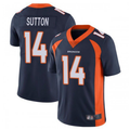 Silnrao D.Broncos #14 Courtland Sutton Player Navy Limited Stitched Jerseys