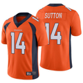 Silnrao D.Broncos #14 Courtland Sutton Player Orange Limited Stitched Jerseys