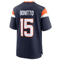 Silnrao D.Broncos #15 Nik Bonitto Player Navy Home Game Stitched Jerseys