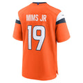 Silnrao D.Broncos #19 Marvin Mims Jr Orange Team Game Stitched Jerseys