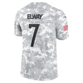 Silnrao D.Broncos #7 John Elway Player Arctic Camo Salute to Service Limited Stitched Jerseys