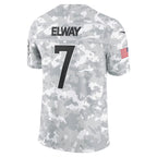 Silnrao D.Broncos #7 John Elway Player Arctic Camo Salute to Service Limited Stitched Jerseys