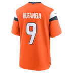 Silnrao D.Broncos #9 Talanoa Hufanga Orange Team Game Stitched Jerseys