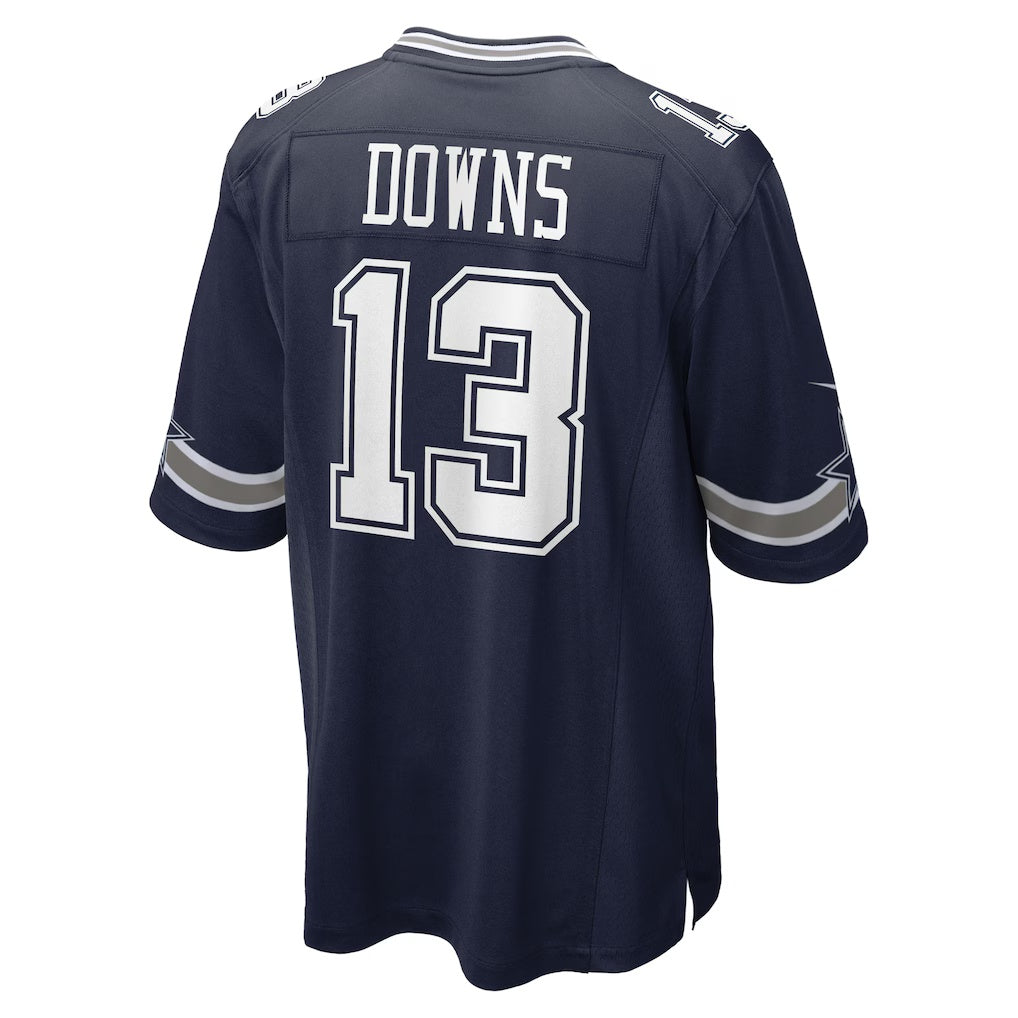 Silnrao D.Cowboys #13 Caleb Downs Navy 2026 Draft First Round Pick No. 11 Team Game Stitched Jerseys