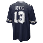 Silnrao D.Cowboys #13 Caleb Downs Navy 2026 Draft First Round Pick No. 11 Team Game Stitched Jerseys