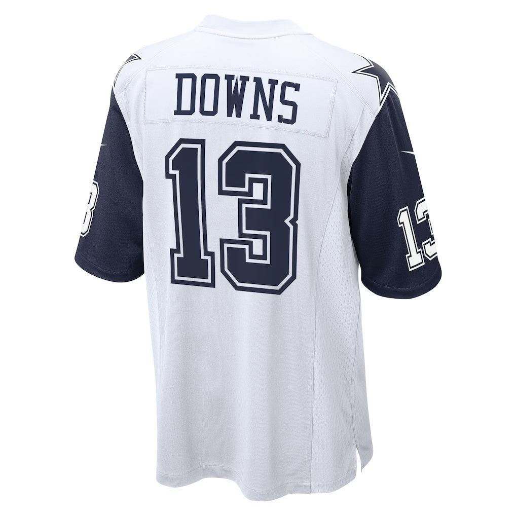 Silnrao D.Cowboys #13 Caleb Downs White Alternate Game Stitched Jerseys