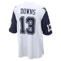 Silnrao D.Cowboys #13 Caleb Downs White Alternate Game Stitched Jerseys