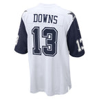 Silnrao D.Cowboys #13 Caleb Downs White Alternate Game Stitched Jerseys