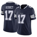 Silnrao D.Cowboys #17 Brandon Aubrey Player Navy Vapor F.U.S.E. Limited Stitched Jerseys