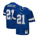 Silnrao D.Cowboys #21 Deion Sanders Mitchell & Ness Navy Big & Tall 1996 Retired Player Legacy Replica Stitched Jerseys