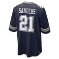 Silnrao D.Cowboys #21 Deion Sanders Player Navy Home Game Stitched Jerseys