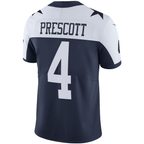 Silnrao D.Cowboys #4 Dak Prescott Navy Alternate Vapor Limited Stitched Jerseys