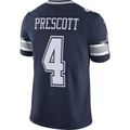 Silnrao D.Cowboys #4 Dak Prescott Navy Vapor F.U.S.E. Limited Stitched Jerseys