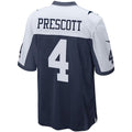 Silnrao D.Cowboys #4 Dak Prescott Player Navy Alternate Game Stitched Jerseys