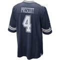 Silnrao D.Cowboys #4 Dak Prescott Player Navy Home Game Stitched Jerseys