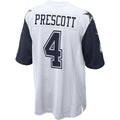 Silnrao D.Cowboys #4 Dak Prescott Player White Alternate Game Stitched Jerseys