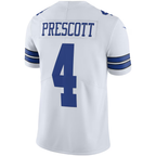 Silnrao D.Cowboys #4 Dak Prescott White Vapor Limited Player Stitched Jerseys