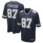 Silnrao D.Cowboys #87 Jake Ferguson Navy Game Jersey American Stitched  Jerseys