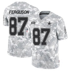 Silnrao D.Cowboys #87 Jake Ferguson Player Arctic Camo Salute to Service Limited Stitched Jerseys