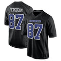 Silnrao D.Cowboys #87 Jake Ferguson Player Carbon Black Fashion Stitched Jerseys