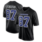 Silnrao D.Cowboys #87 Jake Ferguson Player Carbon Black Fashion Stitched Jerseys