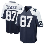 Silnrao D.Cowboys #87 Jake Ferguson Player Navy Alternate Home Game Stitched Jerseys