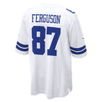 Silnrao D.Cowboys #87 Jake Ferguson Player White Home Game Stitched Jerseys
