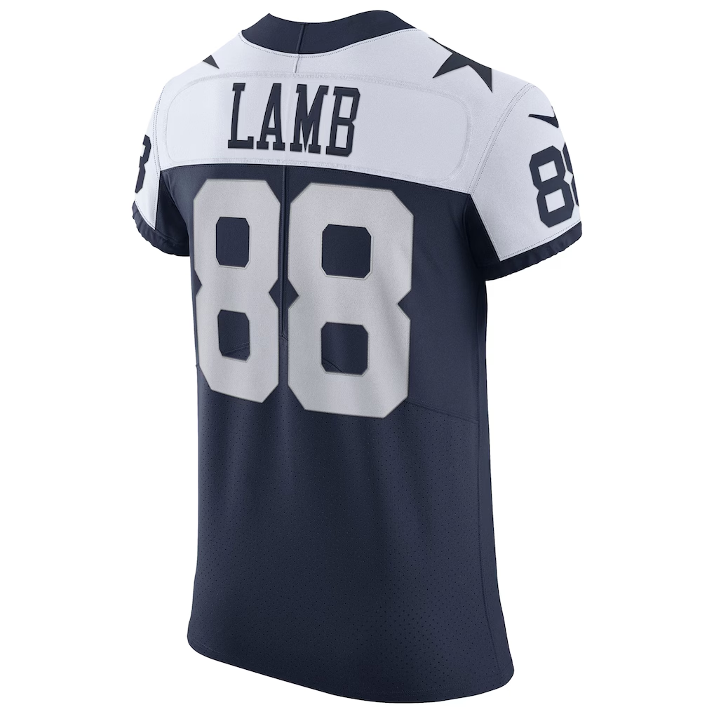 Silnrao D.Cowboys #88 CeeDee Lamb Navy Alternate Vapor Elite Stitched Jerseys