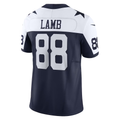 Silnrao D.Cowboys #88 CeeDee Lamb Navy Vapor F.U.S.E. Limited Stitched Jerseys