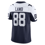 Silnrao D.Cowboys #88 CeeDee Lamb Navy Vapor F.U.S.E. Limited Stitched Jerseys